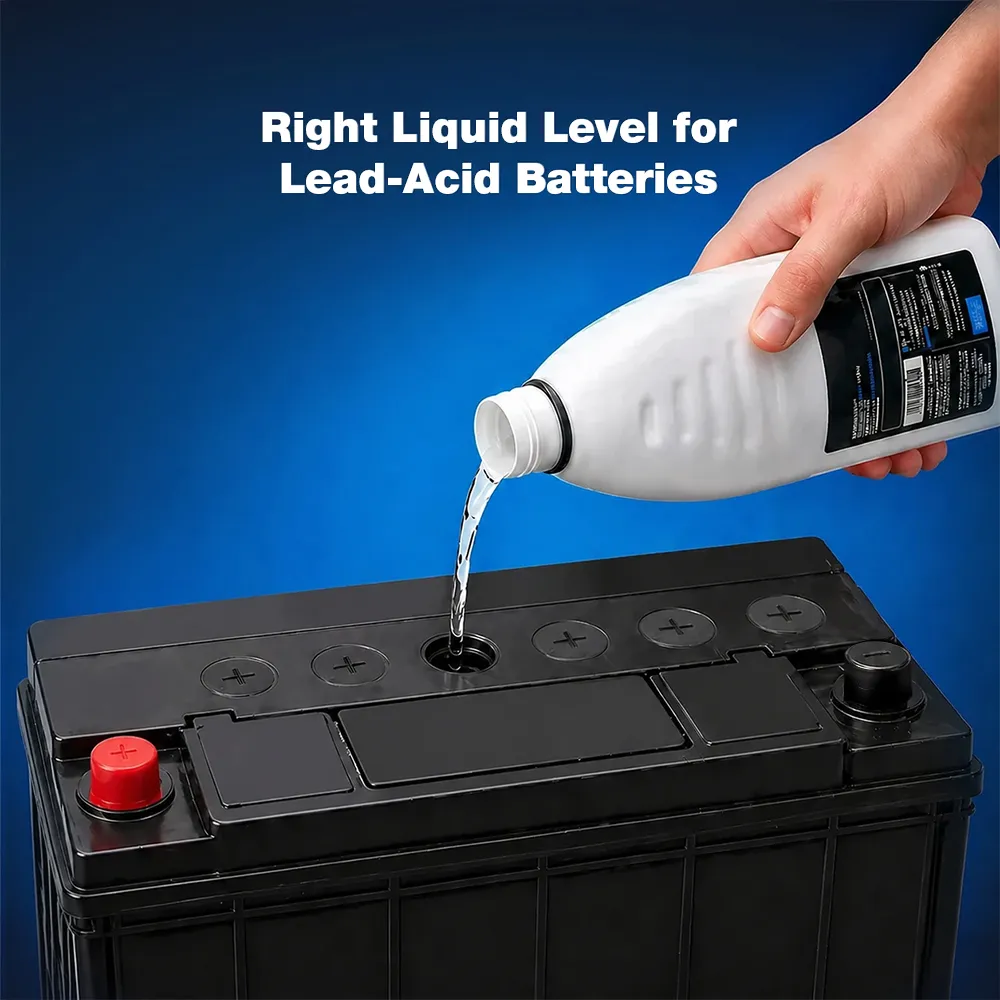 Right Liquid Level for Lead-Acid Batteries: Don’t Overfill It